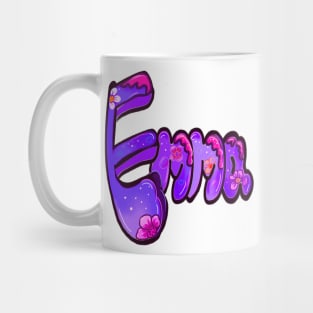 Emma in Purple First Name Mug